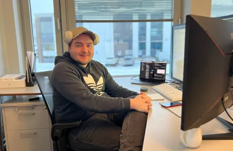 Edin på leveranse Edin på leveranse.png