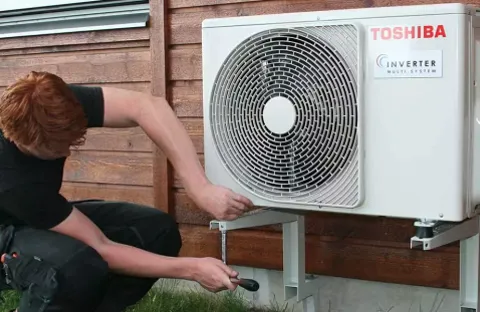 Hva er inkludert i standard installasjon av varmepumpe? Standard installasjon varmepumpe.png